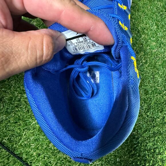 Size 12  Jordan Prime Flight 'Golden State Warriors' 616846-489 - Picture 11 of 11